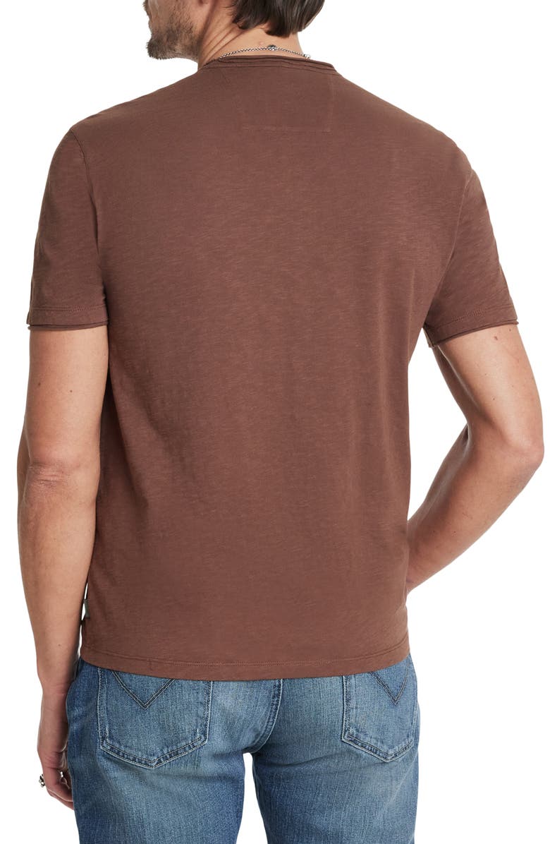 John Varvatos Miles Slub Organic Cotton V-Neck T-Shirt, Alternate, color,