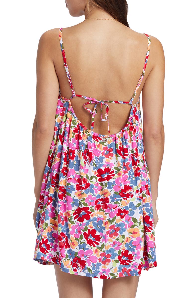 Roxy Summer Adventures Floral Cover-Up Dress, Alternate, color, 