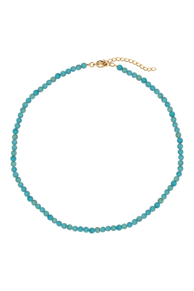 Ersa Semiprecious Stone Necklace, Main, color, TURQUIOISE