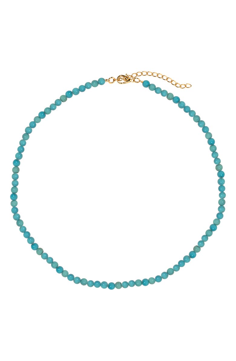 Jennifer Behr Ersa Semiprecious Stone Necklace, Main, color, Turquioise