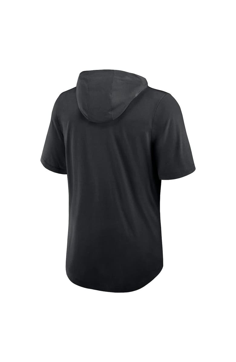 Nike Men's Nike Black New Orleans Saints Lockup Tri-Blend Hoodie T-Shirt, Alternate, color, Black