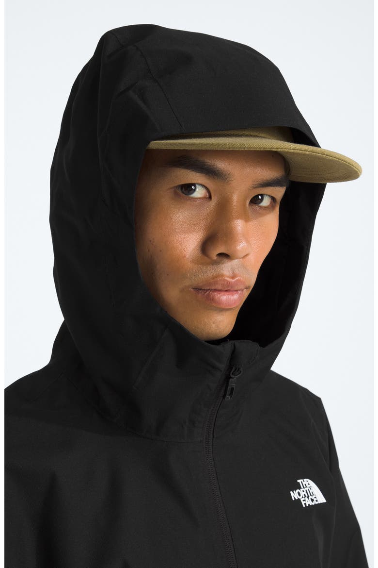 Quest Mono Hooded Waterproof Jacket, Alternate, color, TNF BLACK