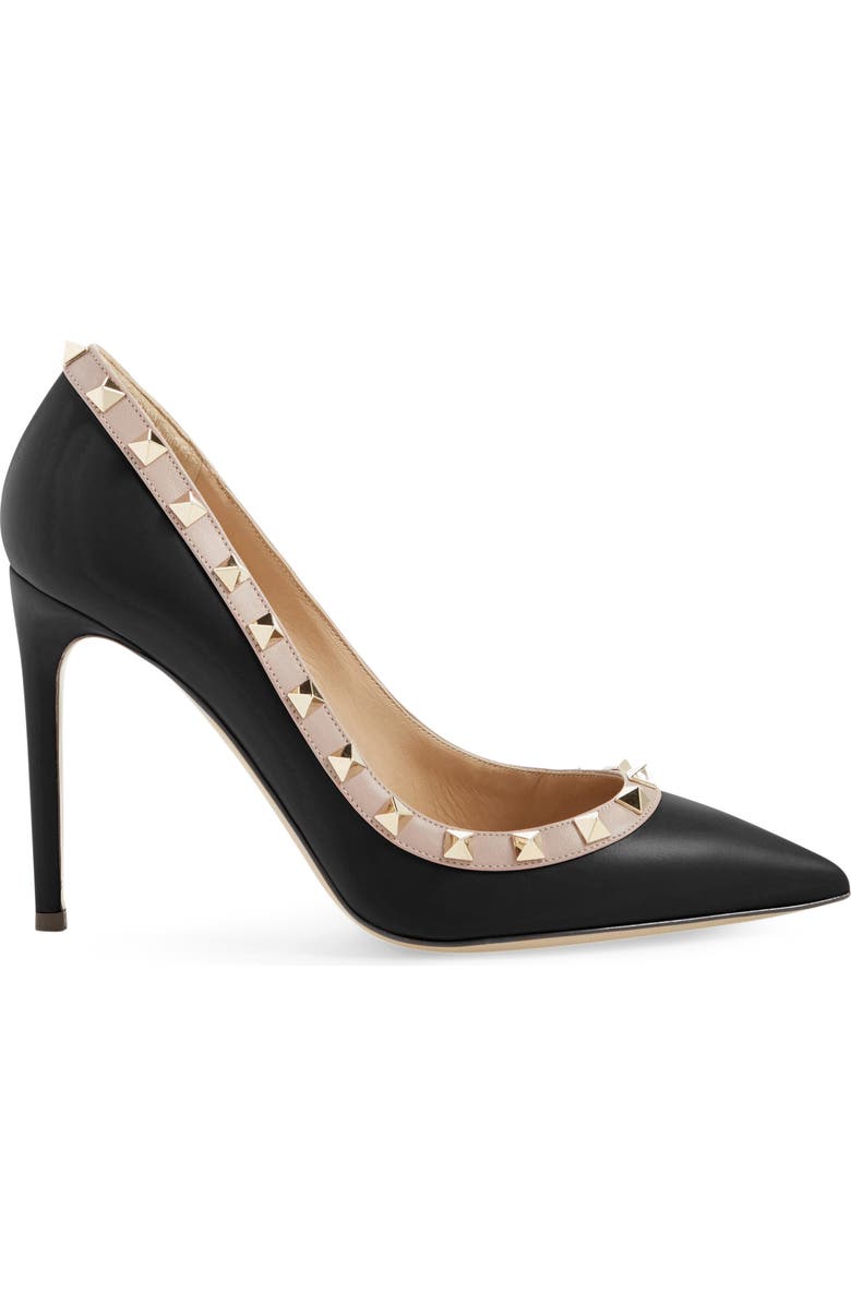Valentino Garavani Rockstud Pointed Toe Pump, Alternate, color,