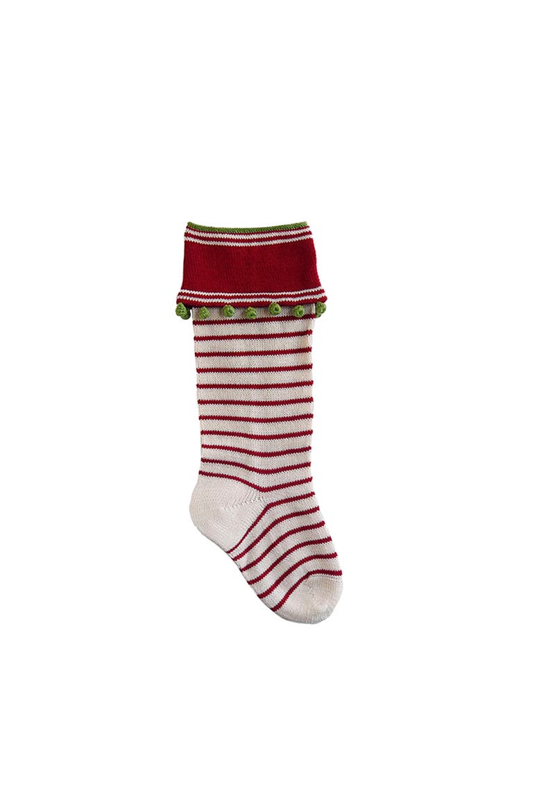 Thin Stripe Stocking, Main, color, Ivory