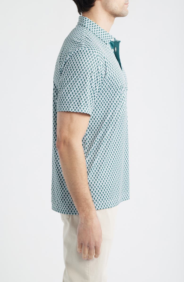 Swannies Tradition Performance Golf Polo, Alternate, color, Forest