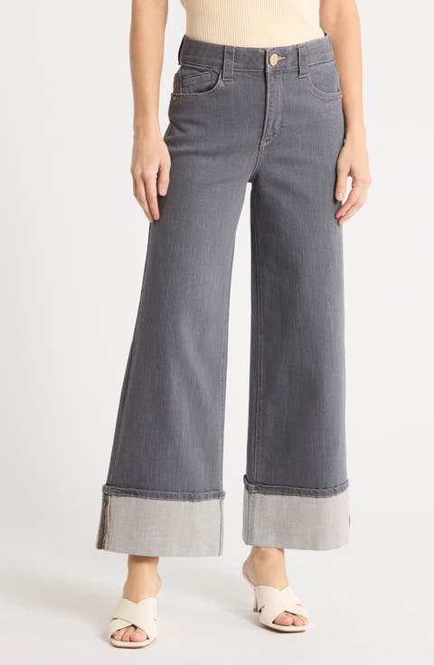 Skyrise Wide Cuff Jeans