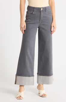 Skyrise Wide Cuff Jeans