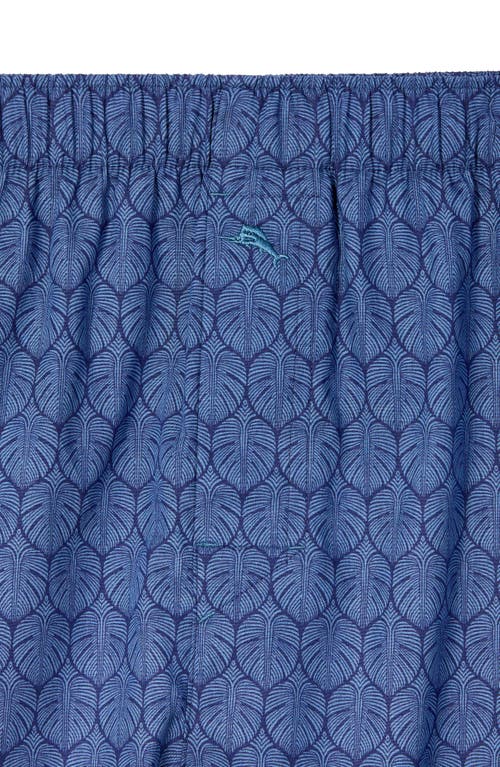 Tommy Bahama Print Boxer Shorts In Blue