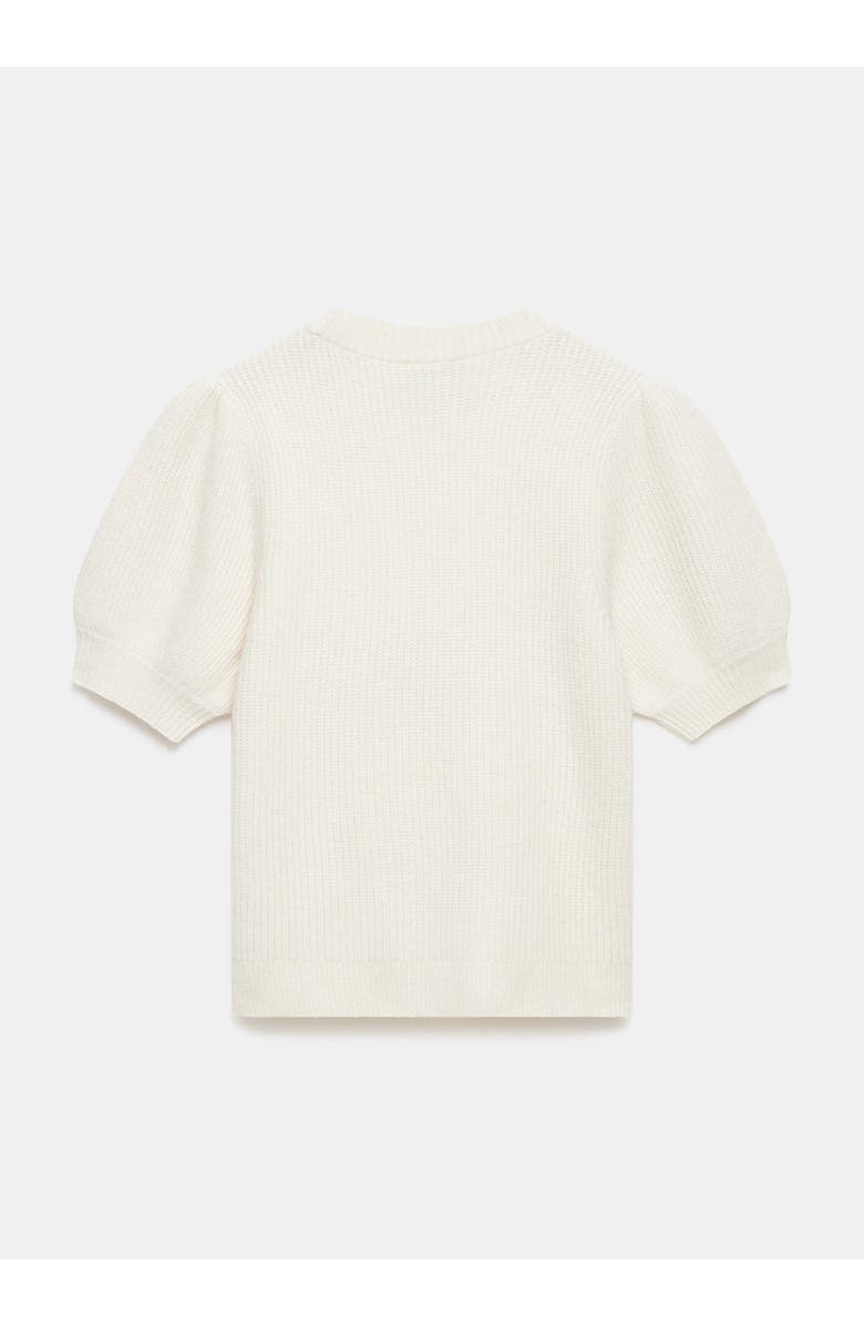 MINT VELVET Flower Knit Top, Alternate, color, Ivory