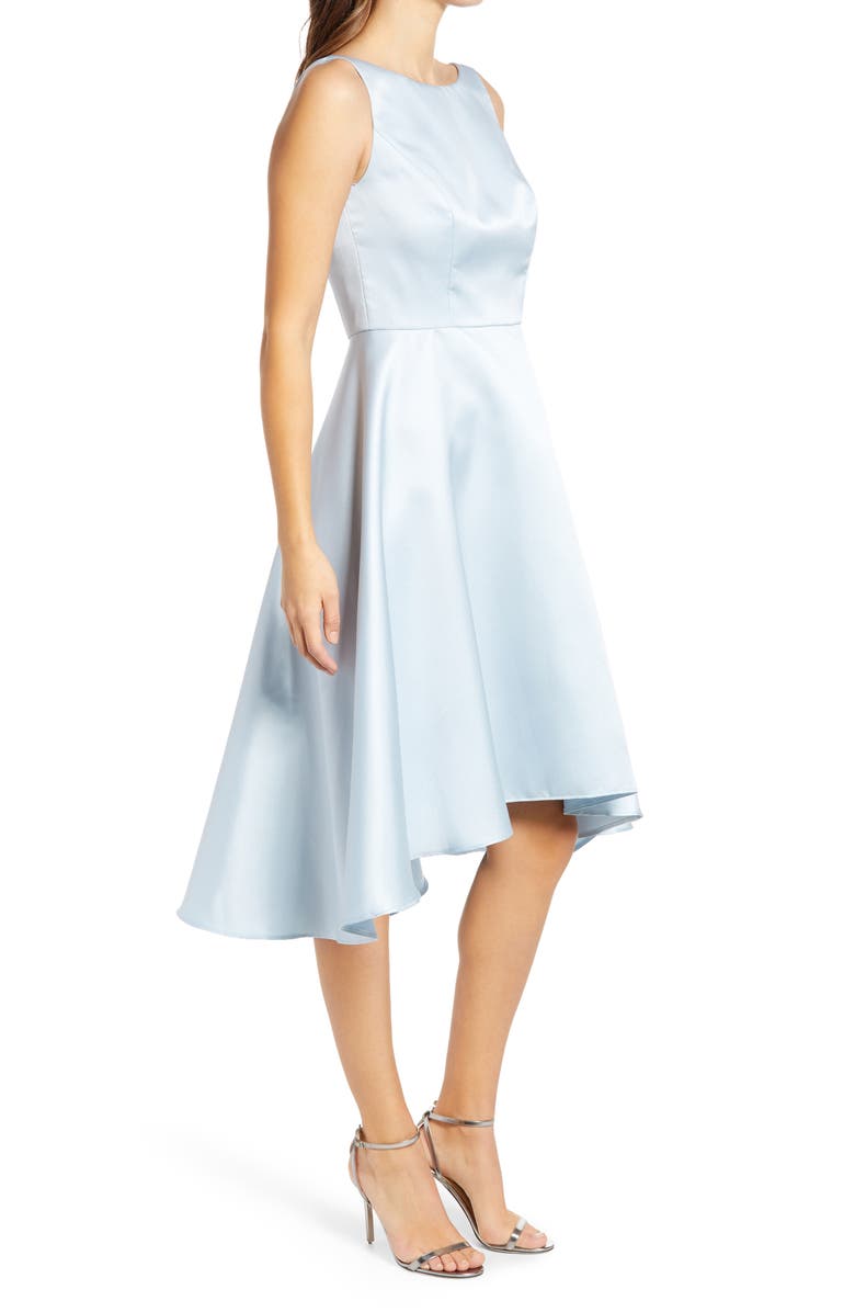 Alfred Sung High/Low Cocktail Dress, Alternate, color, Mist