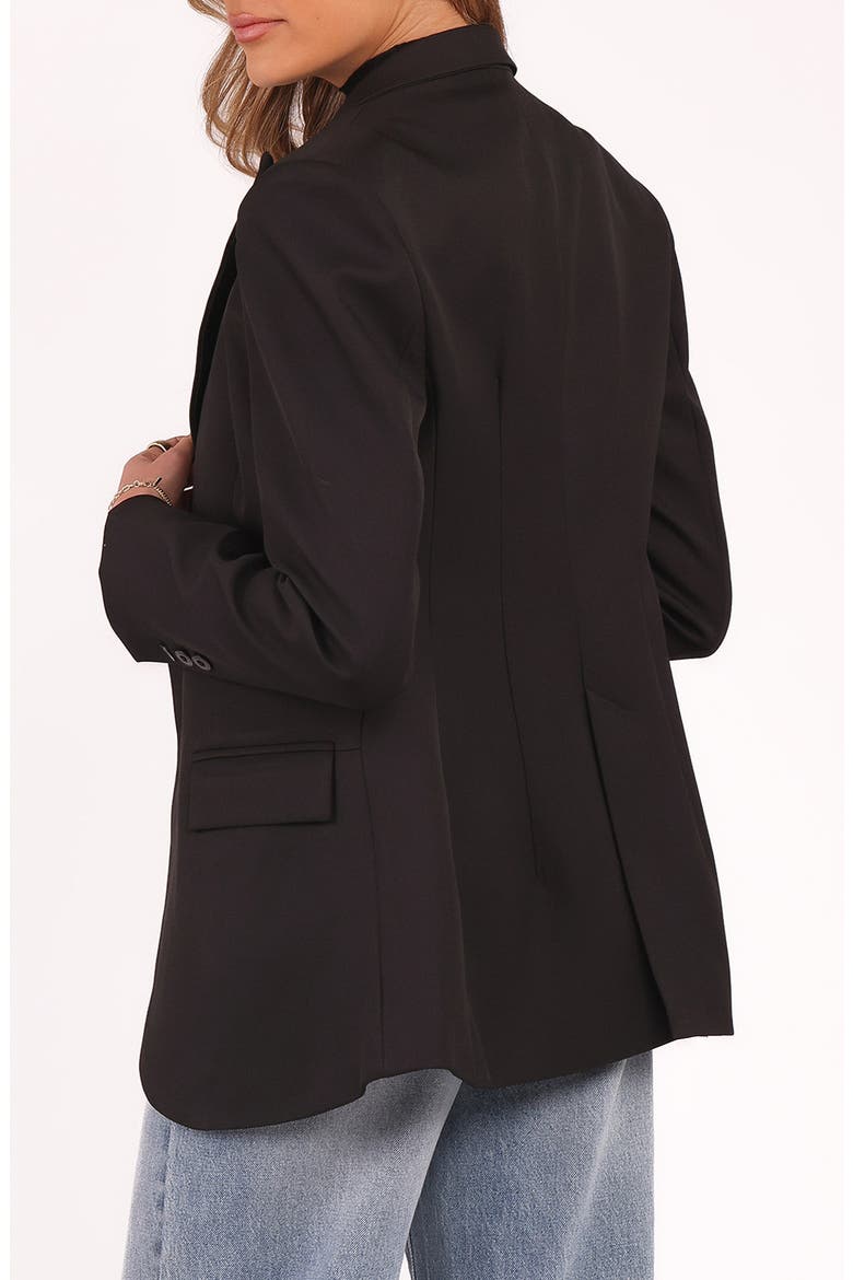 Danity One-Button Blazer, Alternate, color, BLACK