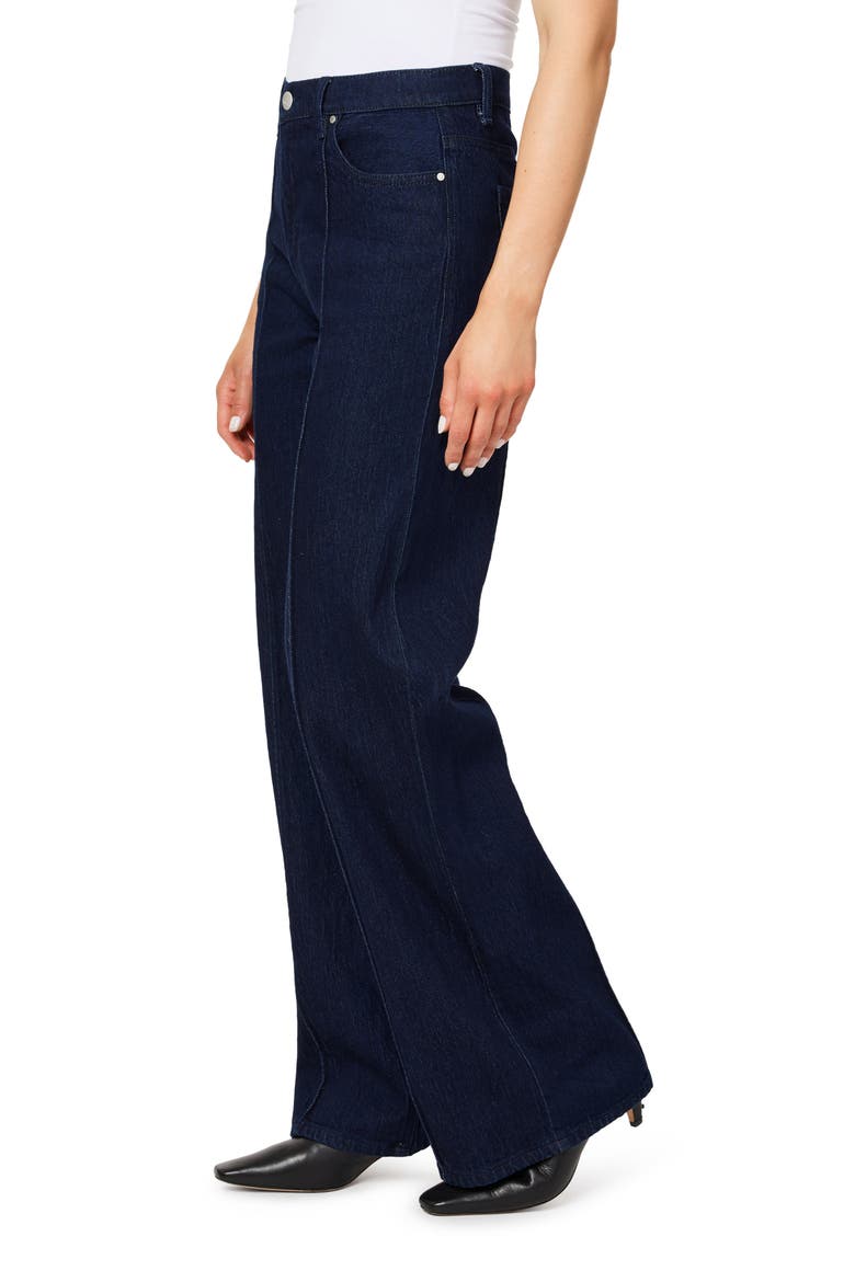 Carla Retro Pintuck Straight Leg Pants, Alternate, color, RINSE