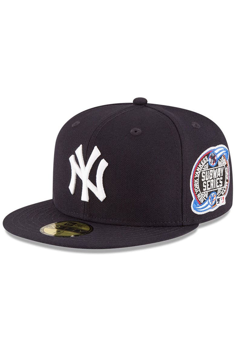 Men's New Era Navy New York Yankees World Series Wool Team 59FIFTY Fitted Hat, Alternate, color, Navy