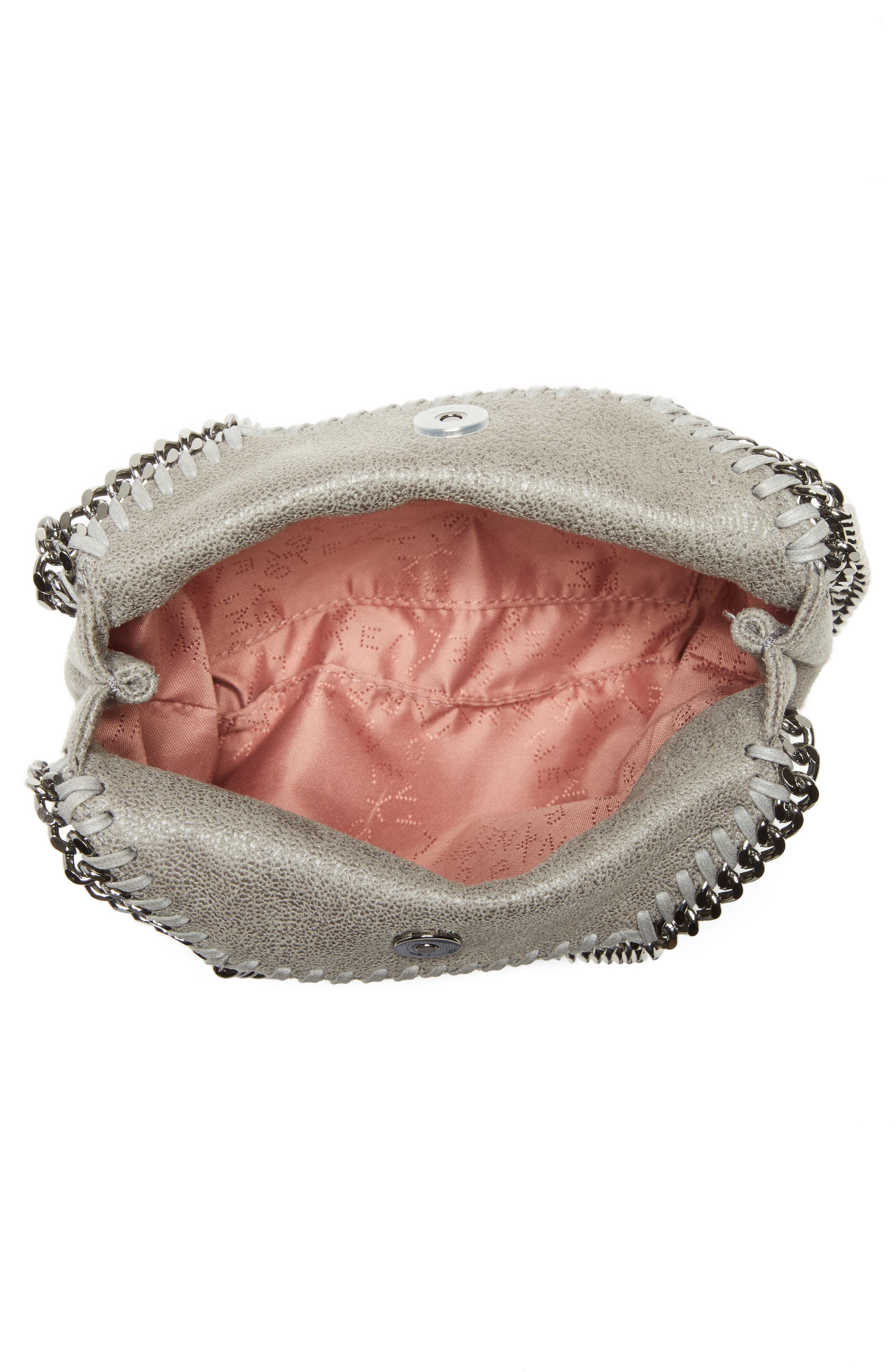 Stella McCartney 'Tiny Falabella' Faux Leather Crossbody Bag, Alternate, color, 