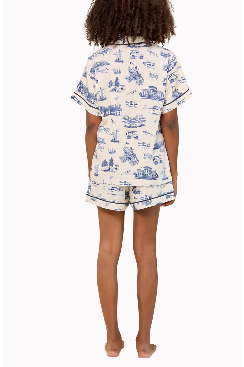 NC Toile Short Set, Alternate, color, Navy