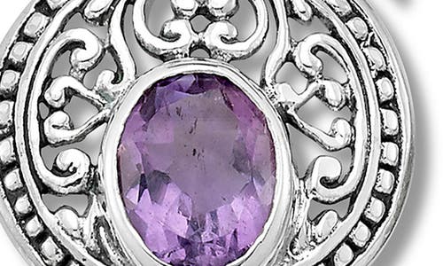 Samuel B. Round Drop Earrings In Silver