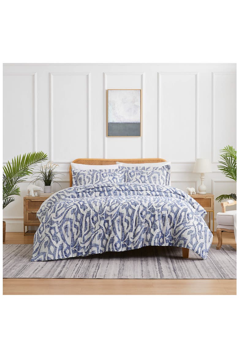 Khari Quilt & Sham Set, Alternate, color, BLUE