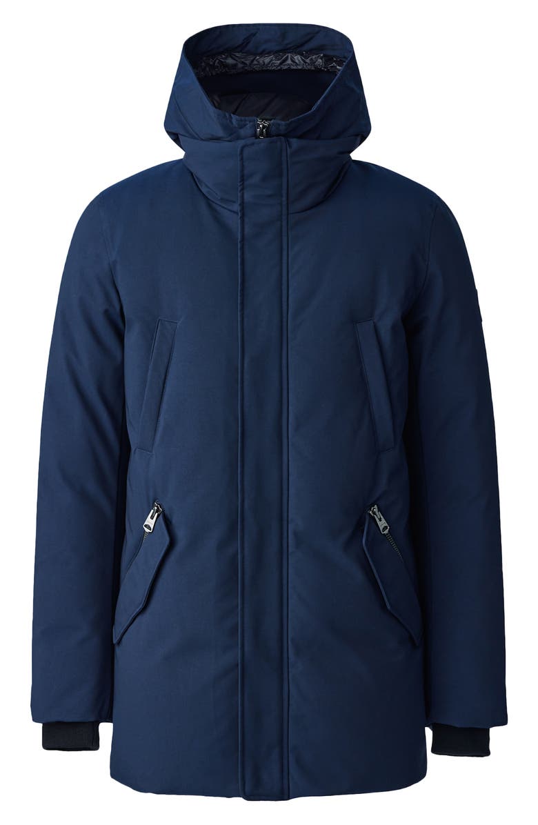 Mackage Edward Water Repellent Down Parka with Removable Bib, Alternate, color, 