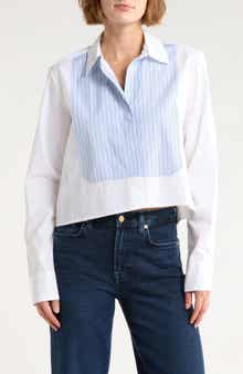 CISSA The Bib Cotton Button-Up Shirt