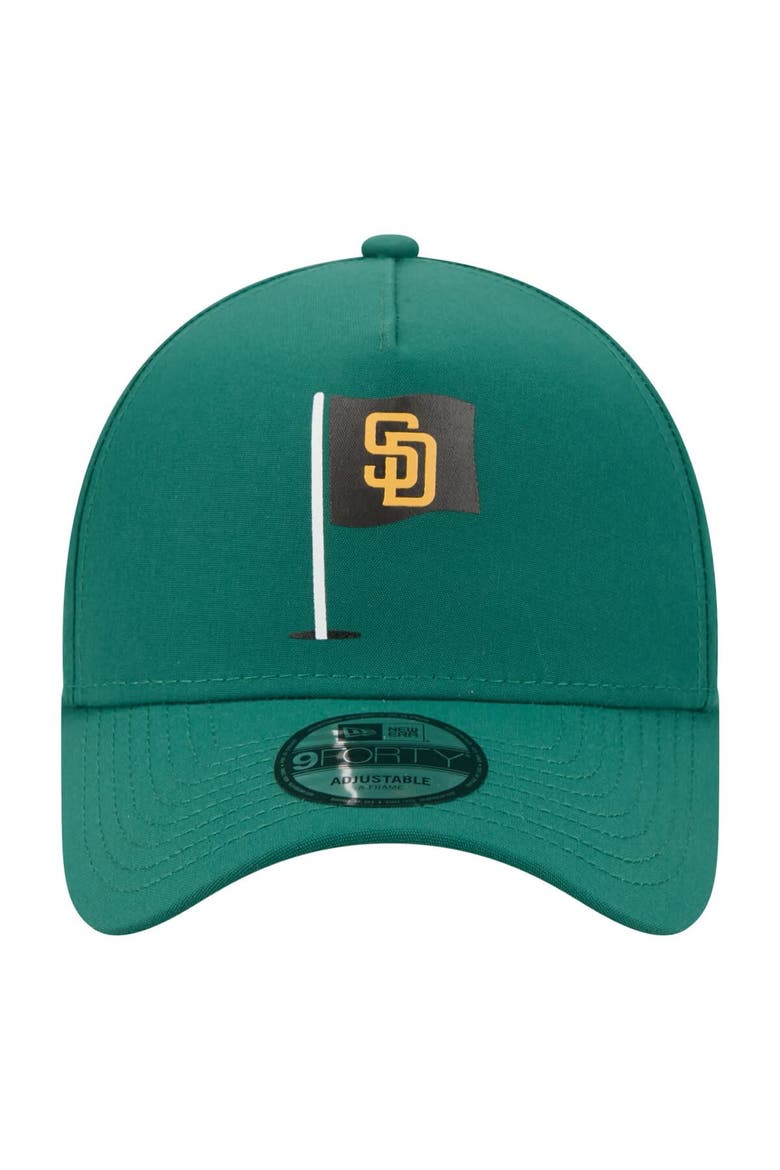 Men's New Era  Green San Diego Padres Pin Seeker 9FORTY A-Frame Adjustable Hat, Alternate, color, Green