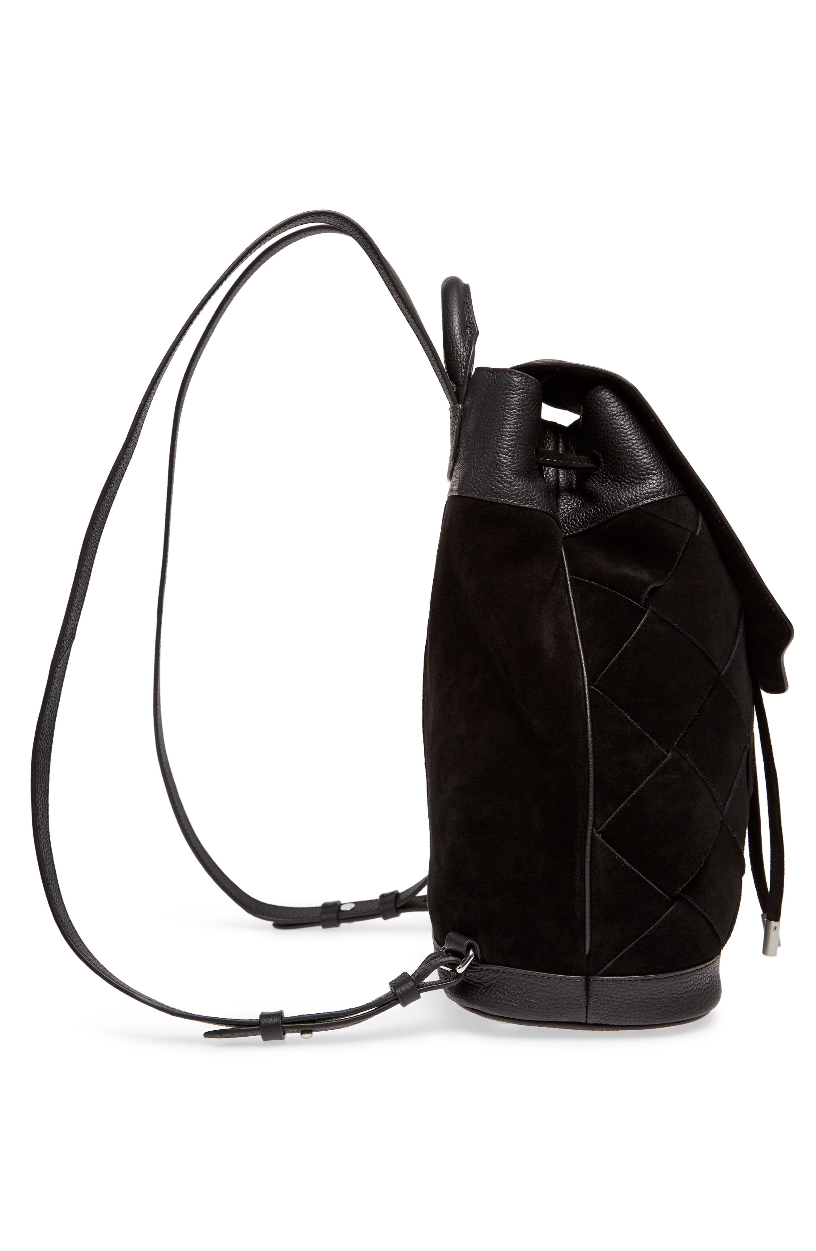 rag & bone Pilot Suede & Leather Backpack, Alternate, color, 