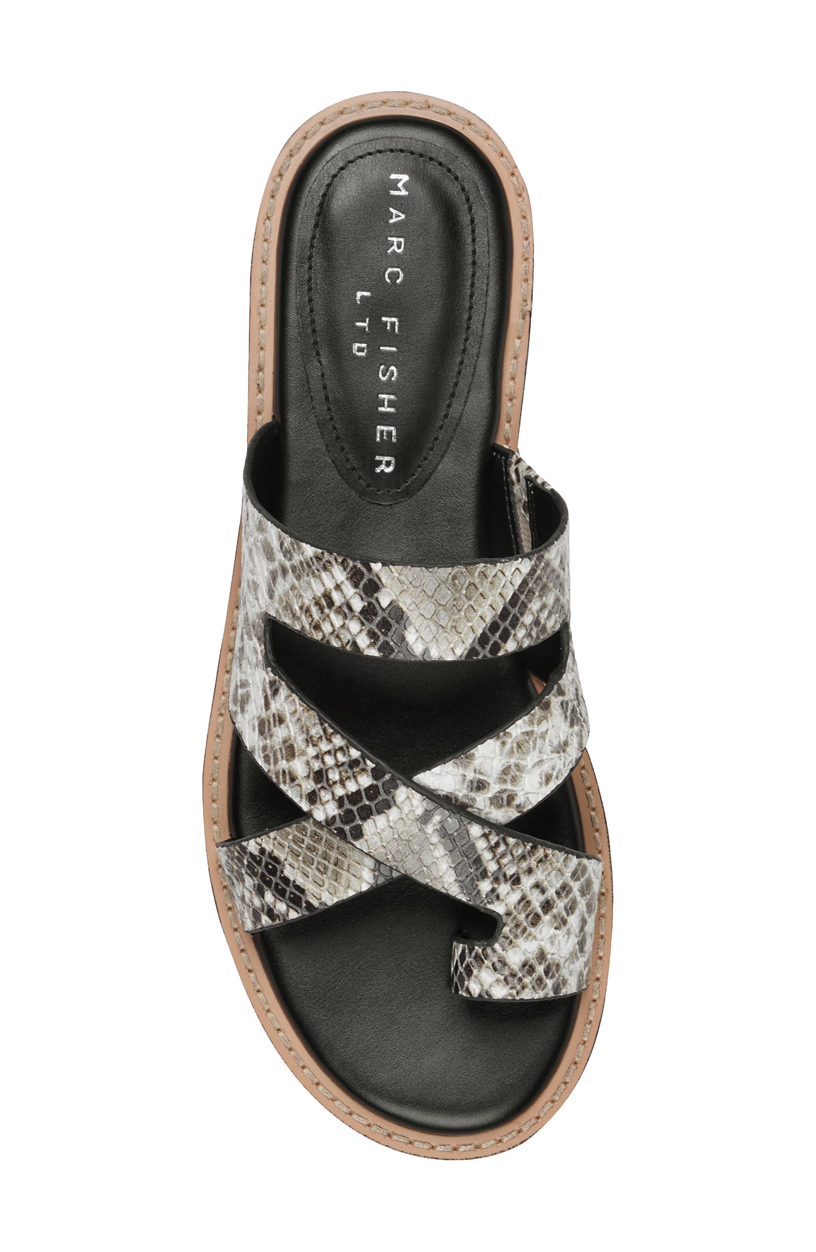 Genella Slide Sandal, Alternate, color, WHITE MULTI