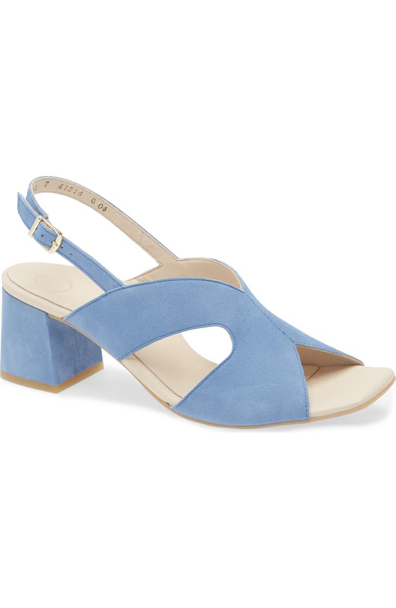 Paul Green Verona Slingback Sandal, Main, color, Denim Suede