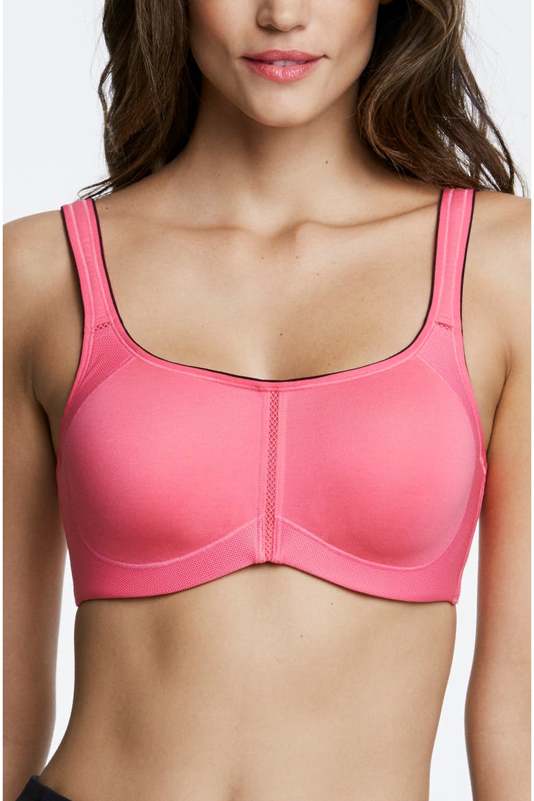 Zoe Pro Max High Impact Convertible Racerback T-Strap Bra, Main, color, Pink