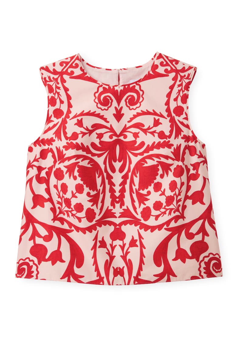 Linda Printed Shell, Main, color, Poppy
