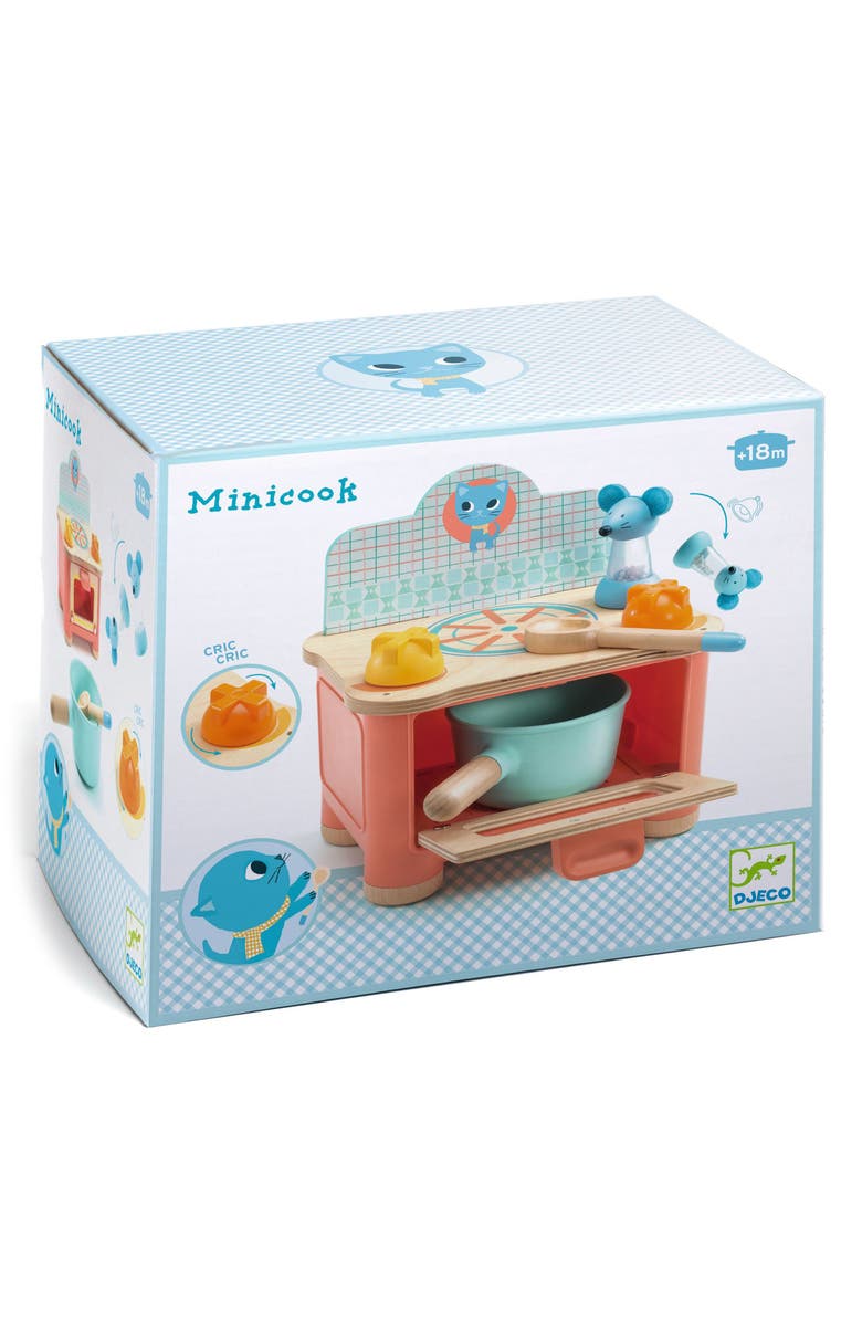 Djeco Mini Cook Playset, Alternate, color, Blue Multi