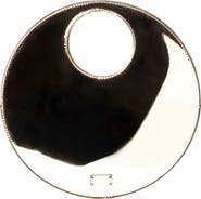 Frances Valentine Juno Round Crinkled Leather Crossbody Bag