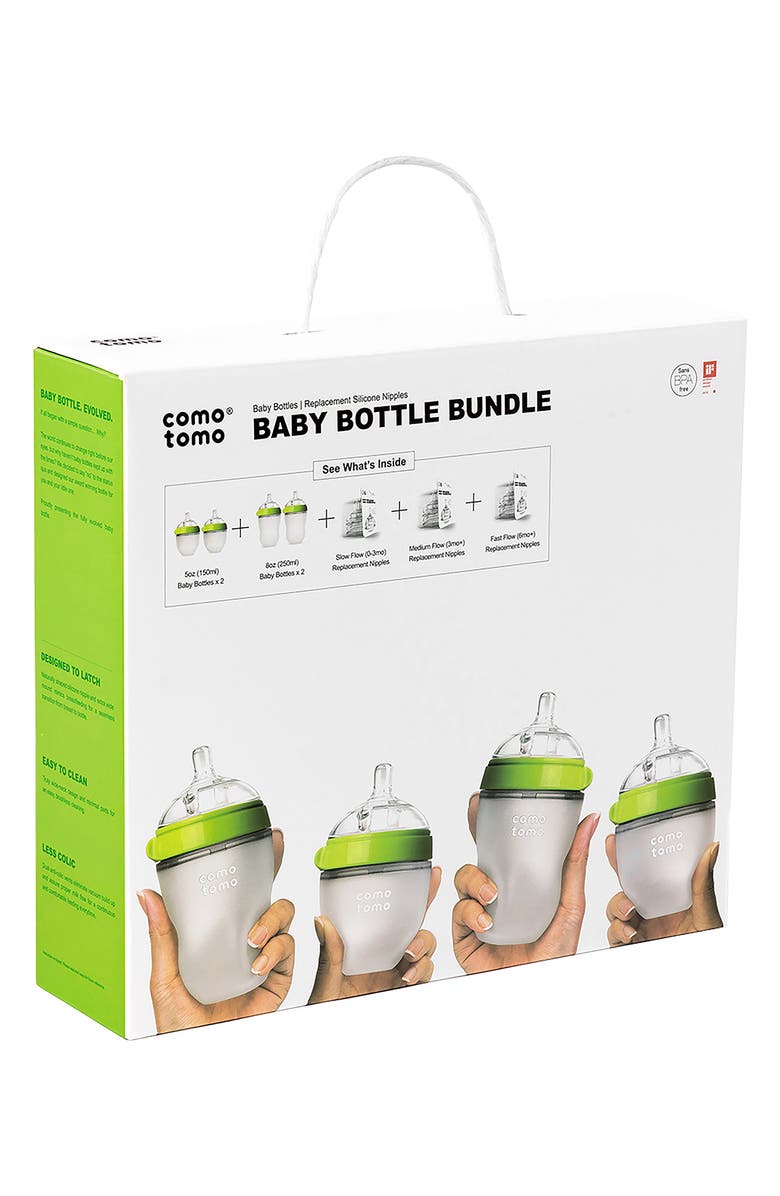 Comotomo Baby Bottle Bundle, Alternate, color, 