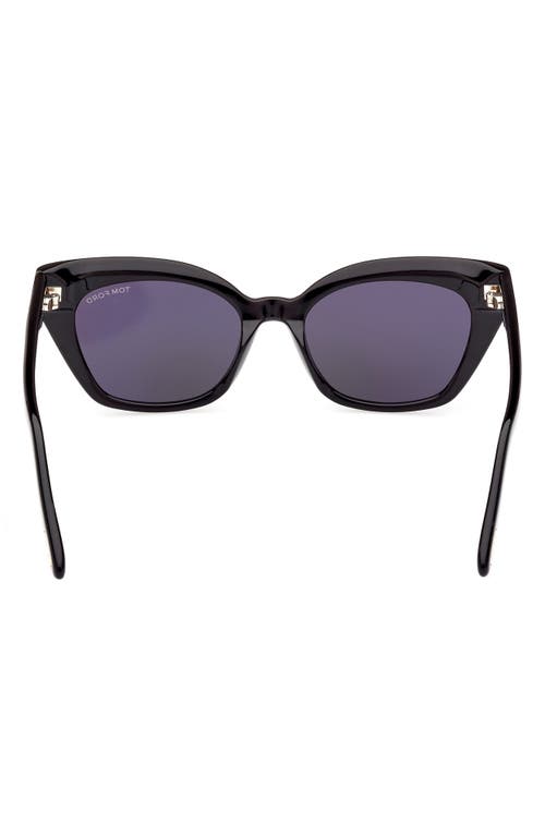 Tom Ford Juliette Acetate Cat-eye Sunglasses In Black