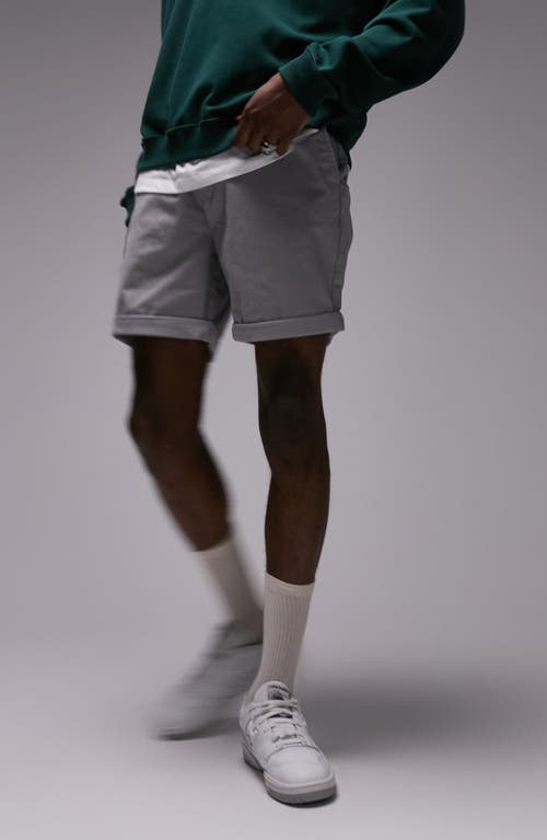 TOPMAN TOPMAN SLIM FIT CHINO SHORTS 