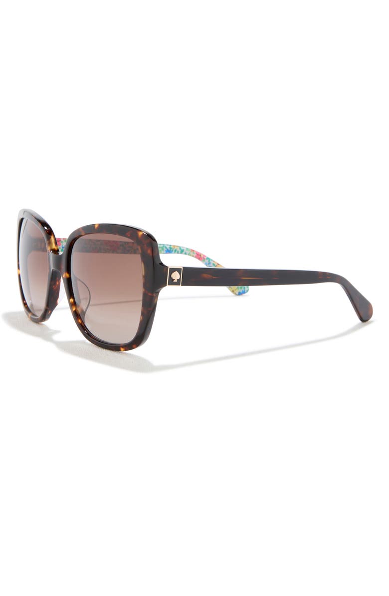 Kate Spade New York wilheminas 55mm gradient square sunglasses, Alternate, color, 0086-Ha