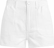 Favorite Daughter The Arlo High Waist Textured Denim Shorts