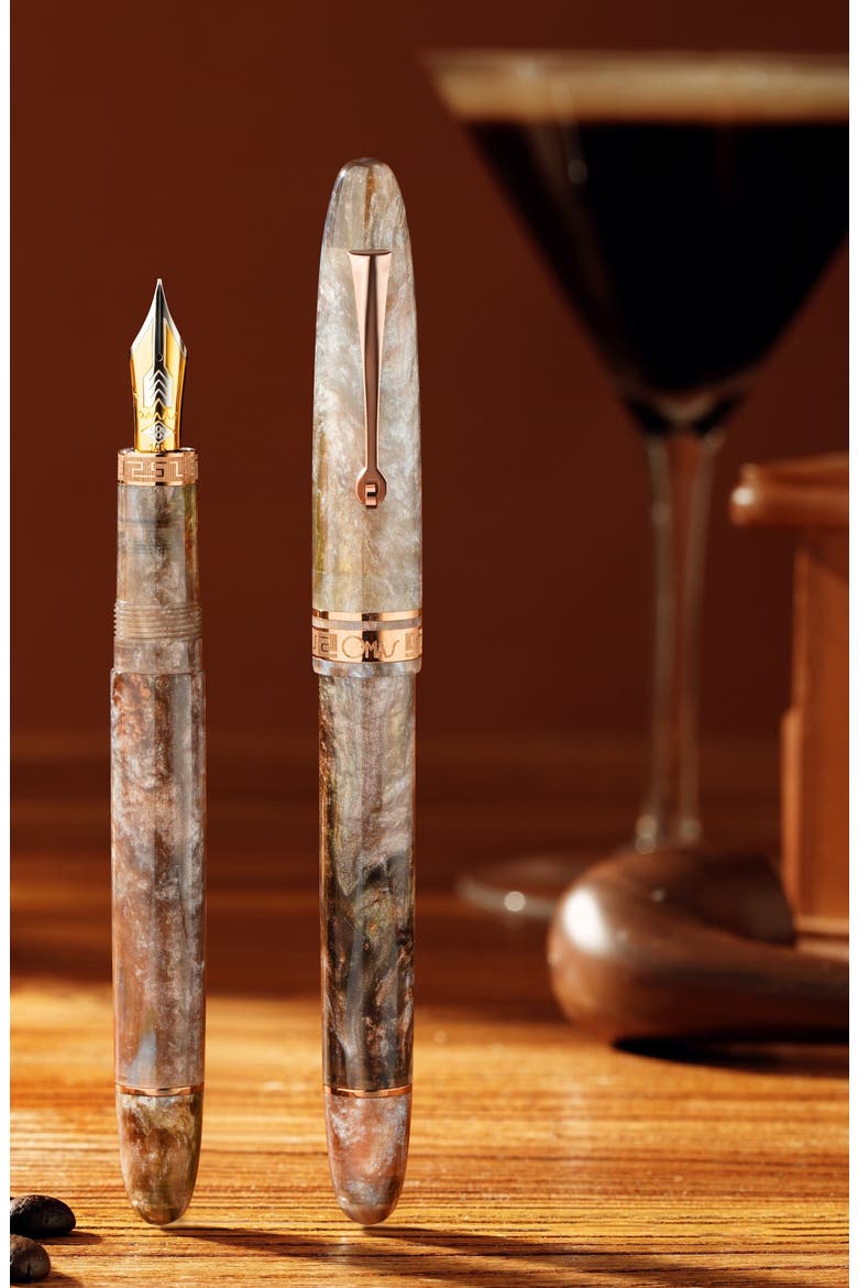 Ogiva Cocktail Series Espresso Martini Limited Edition Fountain Pen, Alternate, color, Brown Medium