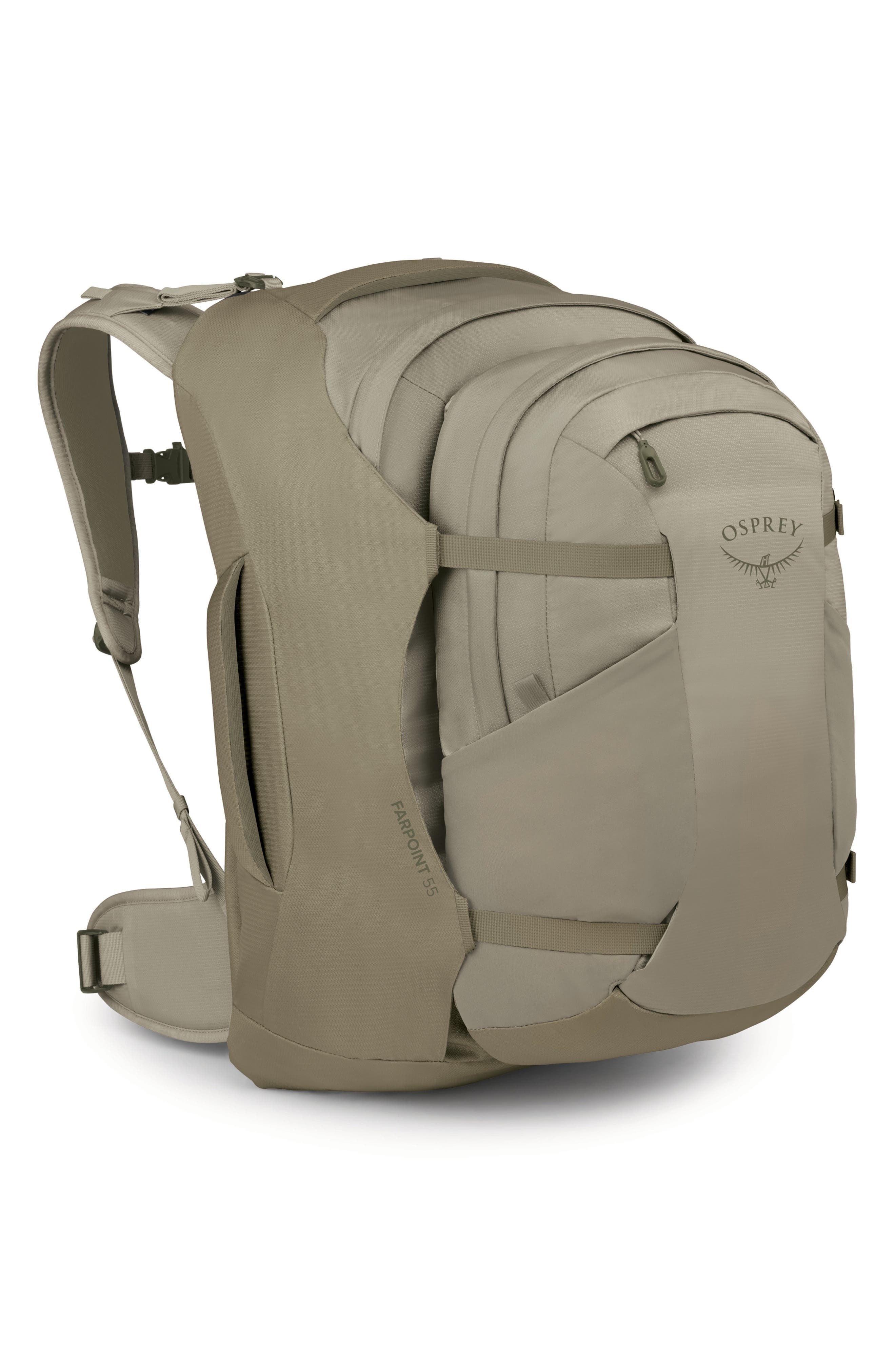 Osprey Farpoint<sup>™</sup> 55-Liter Travel Pack, Alternate, color, Sawdust Tan