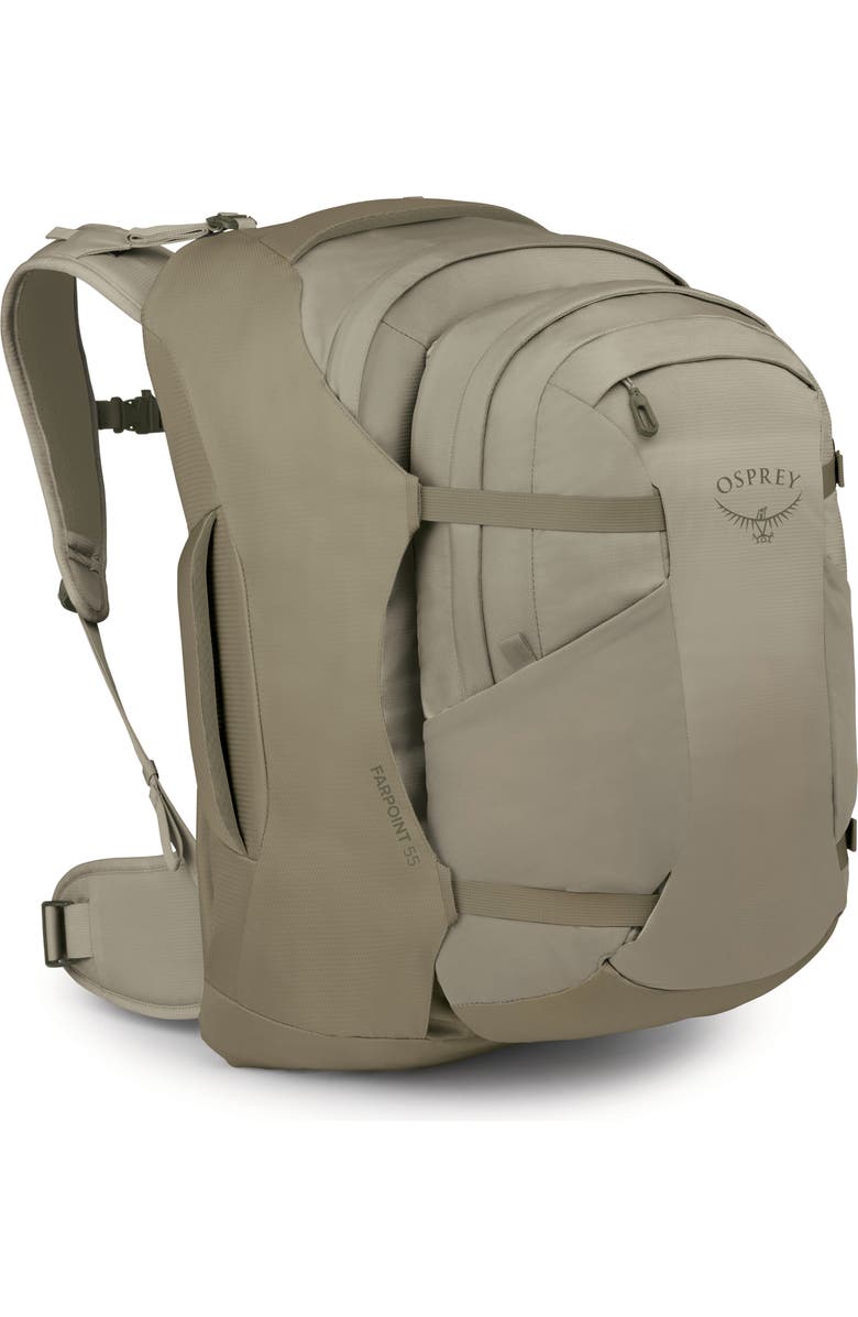 Osprey Farpoint<sup>™</sup> 55-Liter Travel Pack, Alternate, color, Sawdust Tan