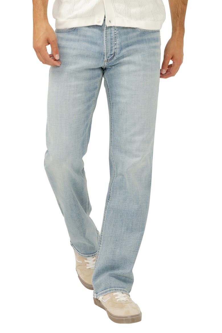 Zac Relaxed Fit Straight Leg Jeans, Main, color, LAGUNA