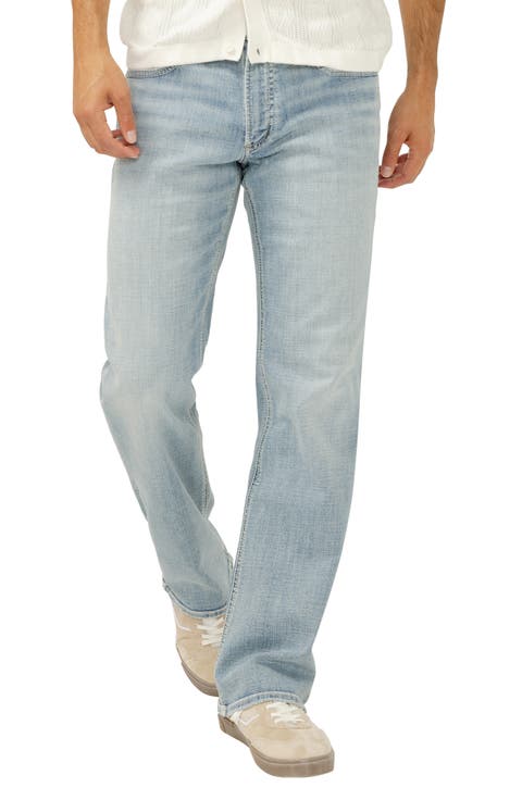 Zac Relaxed Fit Straight Leg Jeans (Laguna) (Regular & Big)