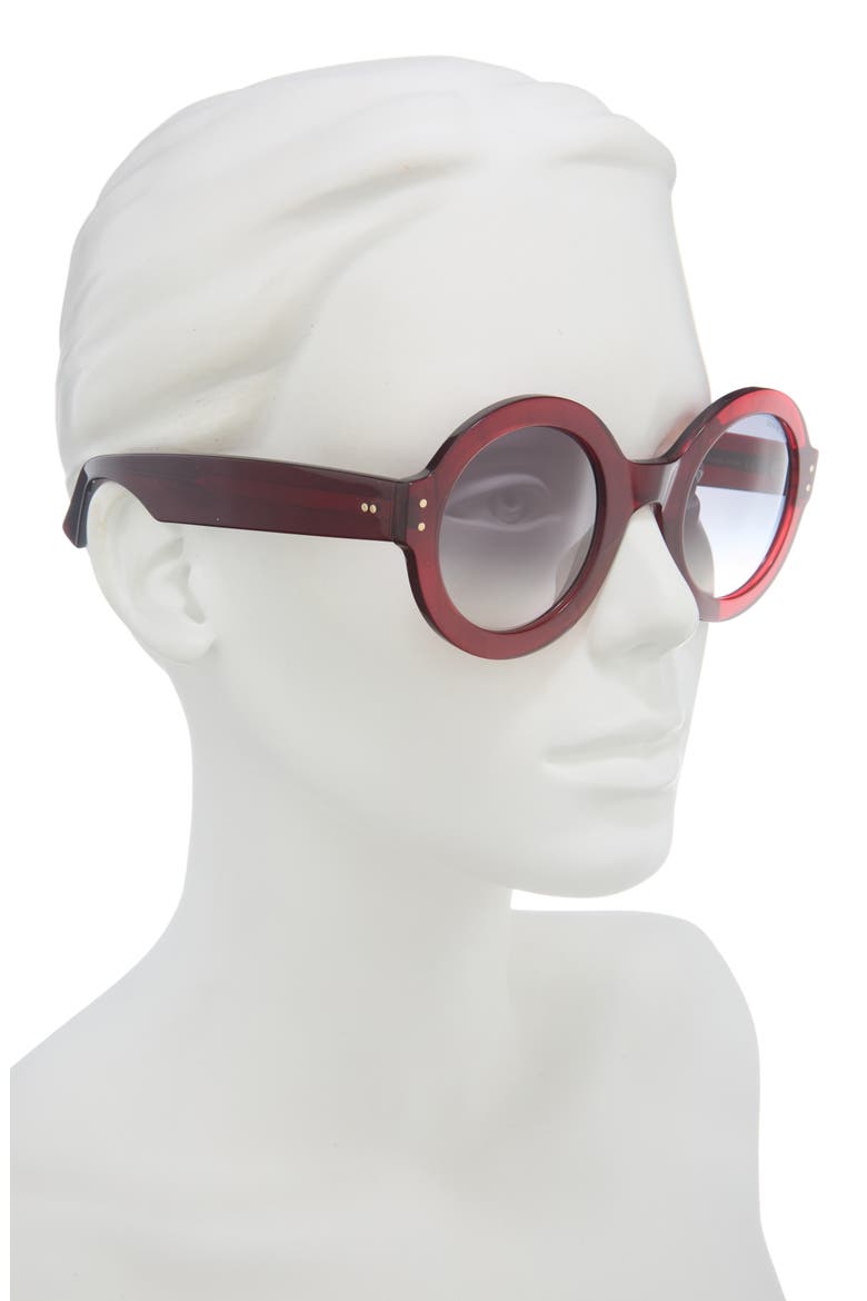 1377 Square Oversize Sunglasses, Alternate, color, RED MINI