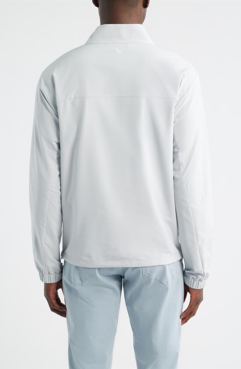 Peter Millar Dunes Water Resistant Golf Jacket, Alternate, color, British Grey