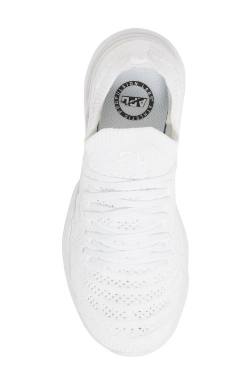 Apl Athletic Propulsion Labs Apl Techloom Wave Hybrid Running Shoe In White/white