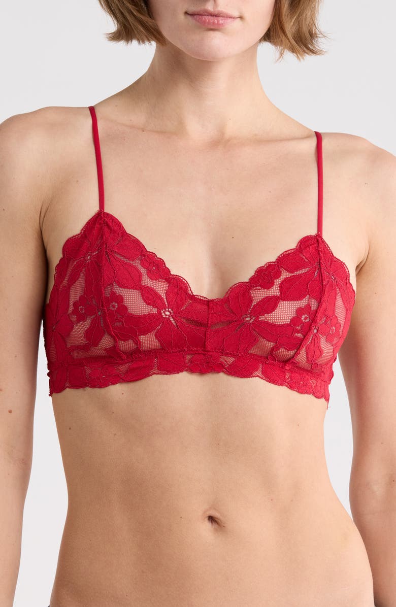 b.tempt'd by Wacoal Feeling Famous Bralette, Main, color, Chili Pepper