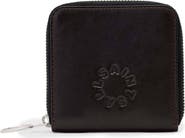AllSaints Arlo Leather Zip Wallet