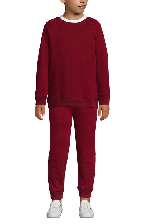 LANDS' END LANDS' END SCHOOL UNIFORM KIDS CREW SWEATSHIRT