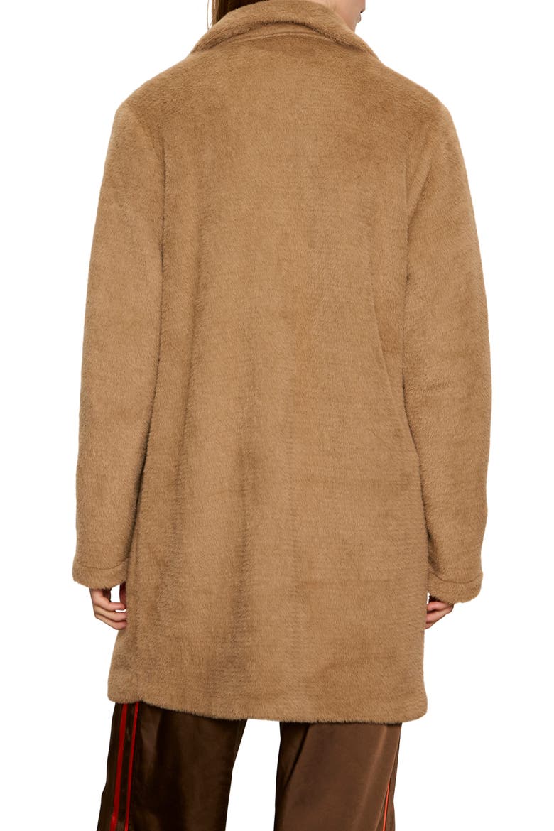 Upside Faux Fur Jacket, Alternate, color, HOT COCOA BROWN