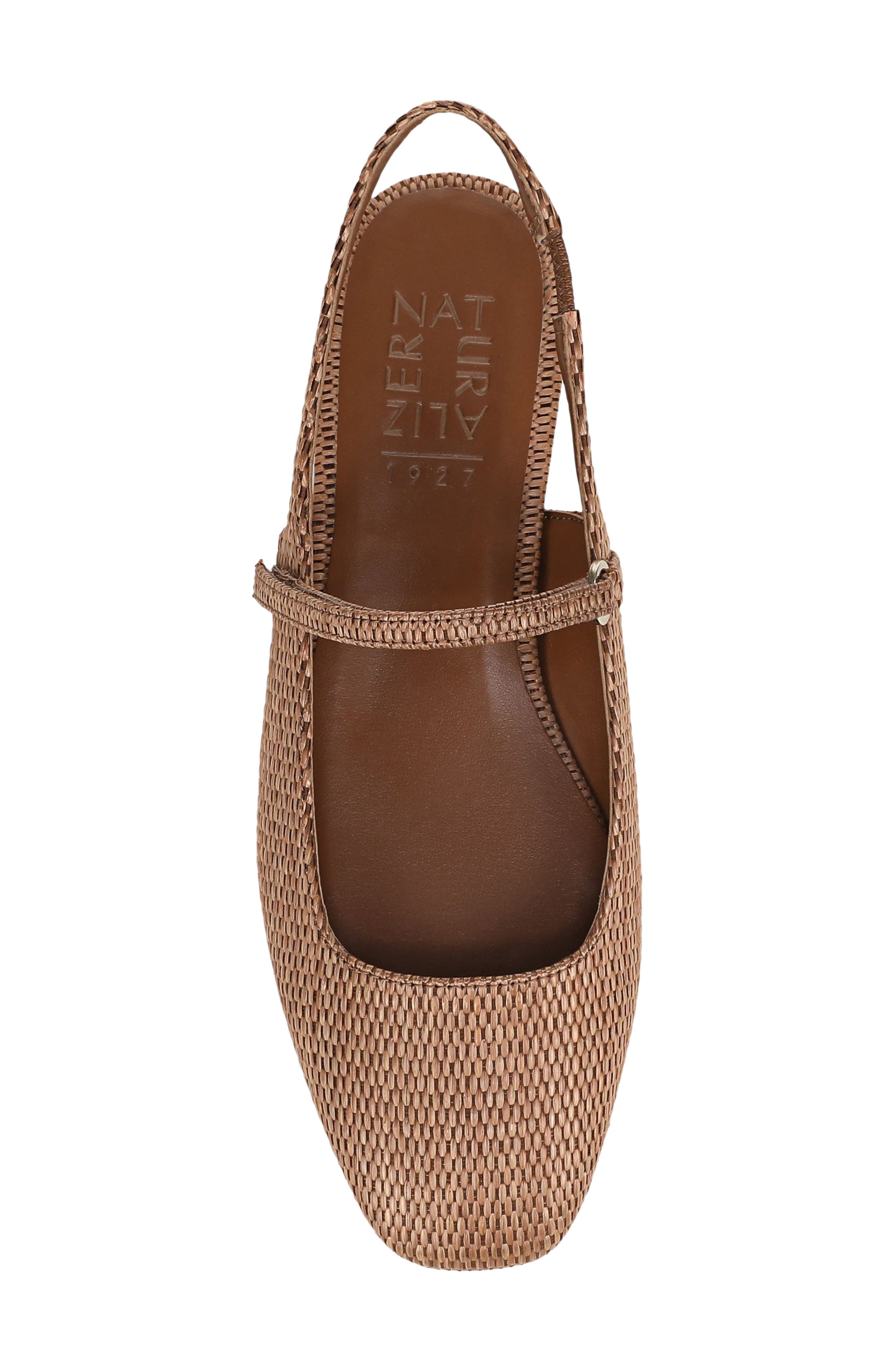 Naturalizer Connie Slingback Flat, Alternate, color, Walnut Wake