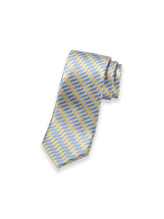 Paul Fredrick Patterned Woven Silk Tie